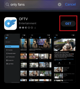 Appstore zeigt OFTV