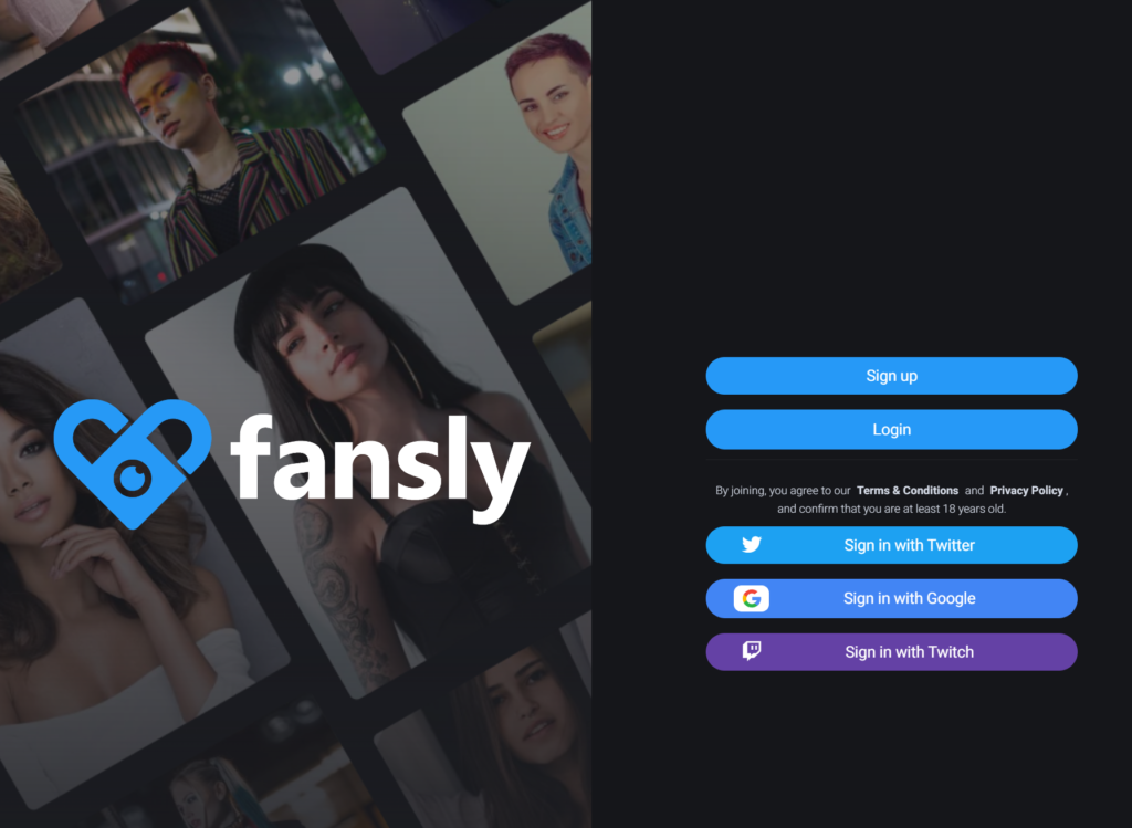 Fansly OnlyFans Página principal del sitio alternativo