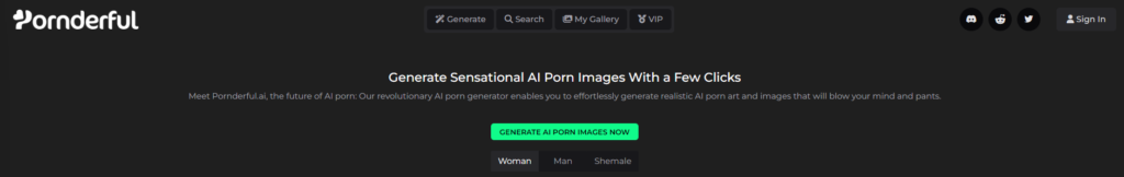 Pornderful.ai-Website