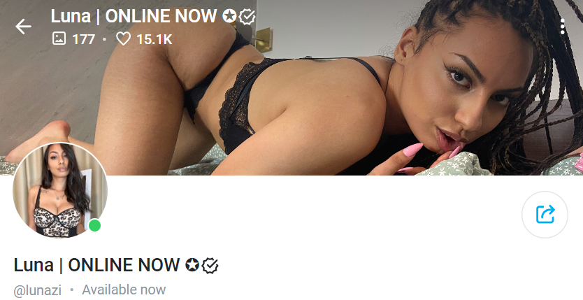 Luna @lunazi OnlyFans página