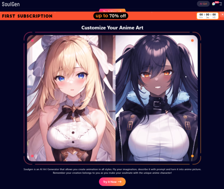 Generador de porno hentai sin censura Soul Gen AI 